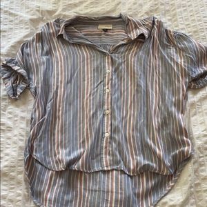 Stripped button down